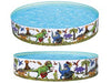 Piscina Tonda Rigida Dinosauri +2 Anni Ø Cm.183X38H. Peso Kg.2,23 (Art.55022) Bestway