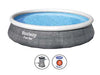 Piscina Fast Set Autoportante Tonda Cm.396X84H. Kg.17,3 Lt.7.340Filtro Cartuccia (Art.57376) Bestway