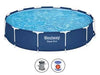 Piscina Steel Pro Tonda Con Telaio Portante Cm.366X76H. Kg.22,7 Lt.6.473 Filtro Cartuccia (Art.56681) Bestway