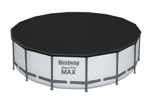 Telo Di Copertura Per Piscine Tonde Steel Pro Frame Per Piscine Ø Cm.427 (Art.58248) Bestway