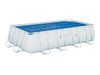 Telo Termico Copertura Piscina Rettangolare Steel Frame Per Piscine Cm.732X366 (Art.58228) Bestway