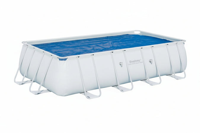 Telo Termico Copertura Piscina Rettangolare Steel Frame Per Piscine Cm.732X366 (Art.58228) Bestway