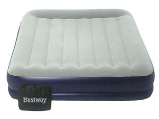 Materasso Gonf. Airbed Tritech Queen Grigio Matrim. Pompa El. Integr. Cm.203X152X36 Kg. 7,300 (Art.671Bu) Bestway