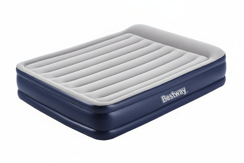 Materasso Gonfiabile Airbed Tritech Bicolor Floccato Matrimoniale Cm.203X152X46 (Art.67630) Bestway