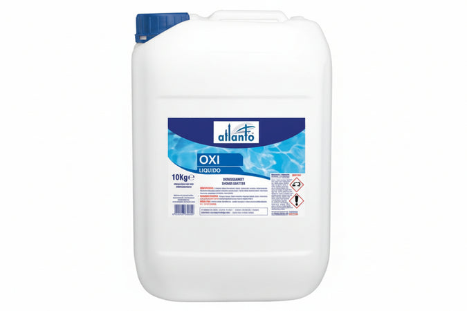 Oxy Ossigeno Attivo Liquido Per Piscine Lt.10 In Tanica Ailanto