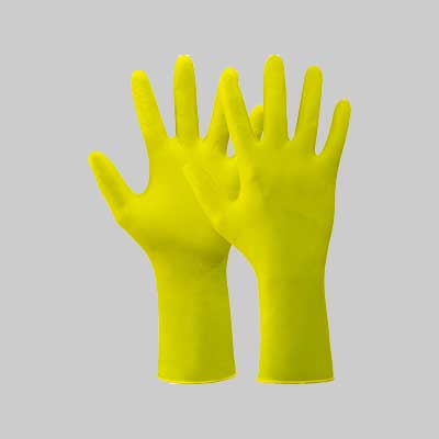 Guanto Casalingo 'House Monkey' Neri Tg. M (8) - Confezione 4 Pezzi - Neri