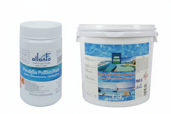 Pastiglie Polifunzione (Cloro, Flocculante, Antialghe) Kg.5 In Secchio (Pastiglie Da Gr.200 L'Una) Ailanto