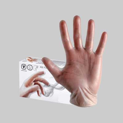 Guanto Monouso In Vinile Tg. M - Confezione 100 Pezzi