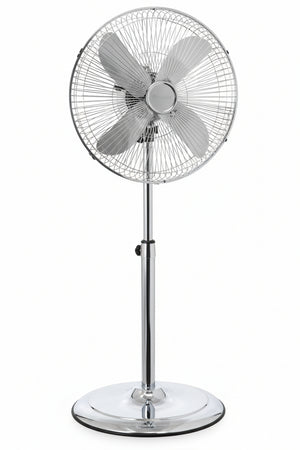 Ventilatore A Piantana In Acciaio Cromato Cm.40 Syntesy