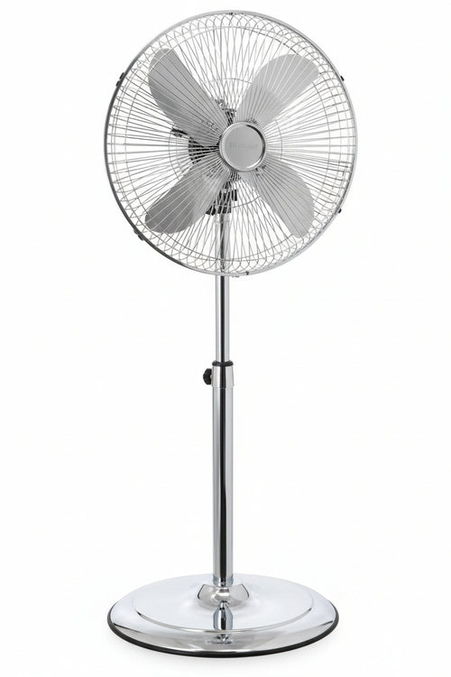 Ventilatore A Piantana In Acciaio Cromato Cm.40 Syntesy