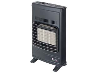 Stufa Infrarossi A Gas Gpl 4200W Grigia Misure Cm.42,5X15X64H. Peso Kg.6,5 Eco40Gpl Sicar