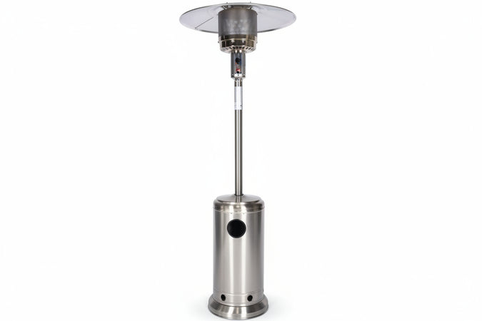 Ombrello Termico A Infrarossi 12 Kw Inox Misure Ø Cm.82X230H. Peso Kg.22 Syntesy