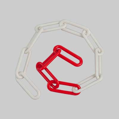 Catena Bicolore In Plastica D.8 25 Mt