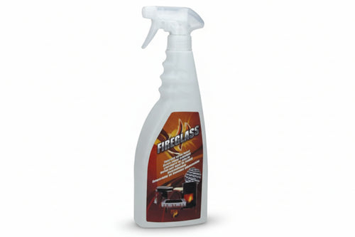 Pulitore Per Vetro Ceramico Di Caminetti Fireglass- - Ml 750 In Flacone Spray - 12 Pezzi Faren