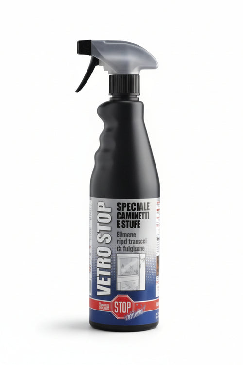 Dixi Vetro-Stop Per Caminetti E Stufe- - Ml.750 In Flacone Spray - 12 Pezzi Dixi