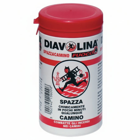 Diavolina Polvere Spazzacamino- - Barattolo Gr.270 - 12 Pezzi Diavolina