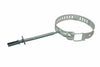 Collari Fermatubo Per Stufe Smaltato Bianco- - Ø Cm.8/14 Regolabile, Con Tassello Ø Mm.8X40 - 10 Pezzi