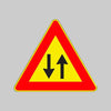 Segnale Cantiere Fig. 387 'Doppio Senso Di Circolazione' 90 Cm