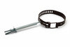 Collari Fermatubo Per Stufe Smaltato Marrone- - Ø Cm.10/15 Regolabile Con Tassello Ø Mm.8X40 - 10 Pezzi