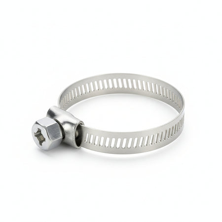 Collari Fermatubo Per Stufe Smaltato Nero- - Ø Cm.10/15 Regolabile Con Tassello Ø Mm.8X40 - 10 Pezzi