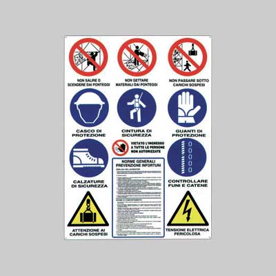 Cartello Cantiere 'Signal Group' 70X100 Cm