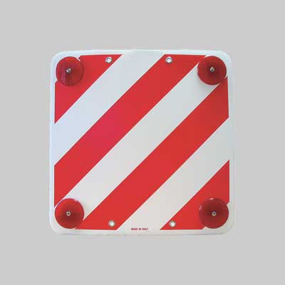 Cartello 'Carichi Sporgenti' 50X50 Cm - 10 Pezzi