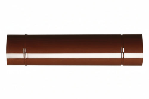 Tubo Porcellanato Per Stufe A Legna Marrone Ala Smalto Classic Ø Mm.130X1000H. Ala