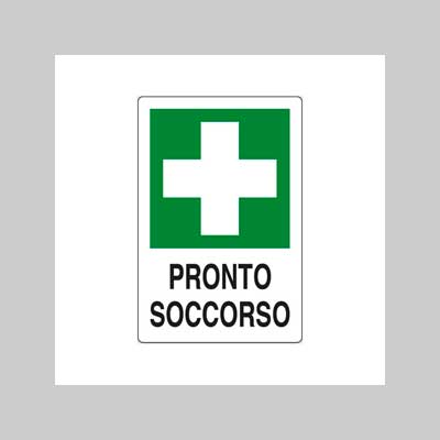 Cartello 'Pronto Soccorso 20X30 Cm - 10 Pezzi