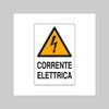 Cartello 'Corrente Elettrica' 20X30 Cm - 10 Pezzi