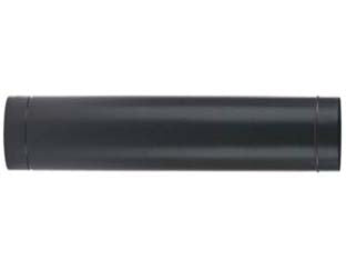 Tubo Porcellanato Per Stufe A Legna Nero Opaco Ala Smalto Classic Ø Mm.100X500H. Ala
