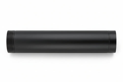 Tubo Porcellanato Per Stufe A Legna Nero Opaco Ala Smalto Classic Ø Mm.120X500H. Ala
