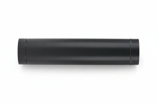 Tubo Porcellanato Per Stufe A Legna Nero Opaco Ala Smalto Classic Ø Mm.130X1000H. Ala