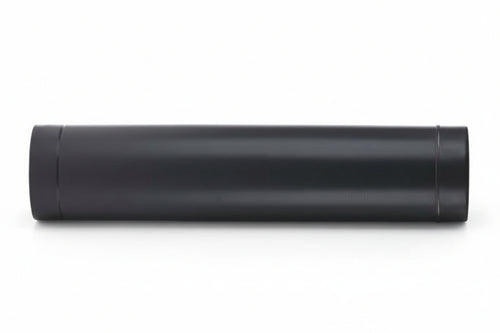 Tubo Porcellanato Per Stufe A Legna Nero Opaco Ala Smalto Classic Ø Mm.140X1000H. Ala