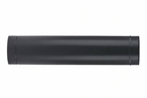 Tubo Porcellanato Per Stufe A Legna Nero Opaco Ala Smalto Classic Ø Mm.150X1000H. Ala