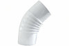 Gomito 45 ° Porcellanato Per Stufe A Legna Bianchi Ala Smalto Classic Ee ¸ Mm.100 Ala