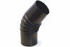 Gomito 45 ° Porcellanato Stufe A Legna Nero Opaco Ala Smalto Classic Ee ¸ Mm.120 Ala