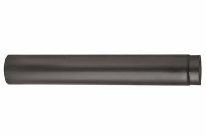 Tubo Porcellanato Per Stufe A Legna Nero Opaco Ala Smalto Top Ø Mm.130X250H. Ala