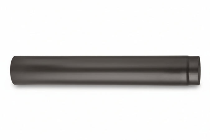 Tubo Porcellanato Per Stufe A Legna Nero Opaco Ala Smalto Top Ø Mm.150X500H. Ala