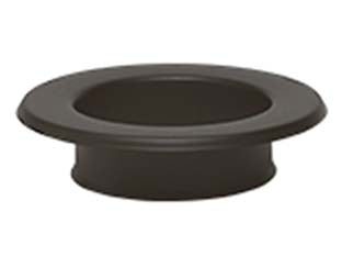 Rosone Per Tubi Stufa A Legna Nero Opaco Ala Smalto Top Ø Mm.150 Ala