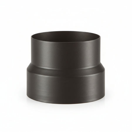 Riduzione Porcellanata Per Stufe A Legna Nero Opaco Ala Smalto Top F Ø Mm.150 M Ø Mm.130 X Mm.150H. Ala