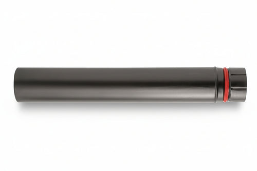 Tubo Porcellanato Per Stufe A Pellet Nero Opaco Ala Pellet Eco Ø Mm.80X1000H. Ala