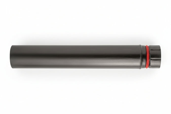 Tubo Porcellanato Per Stufe A Pellet Nero Opaco Ala Pellet Eco Ø Mm.100X1000H. Ala
