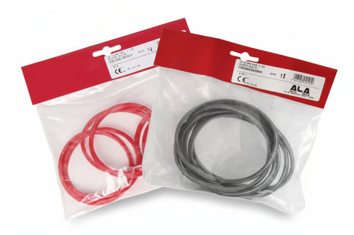 Kit Guarnizioni Per Stufe A Pellet Ala Pellet Eco- - Ø Mm.80-100 - Colore Rosso - 1 Blister Ala