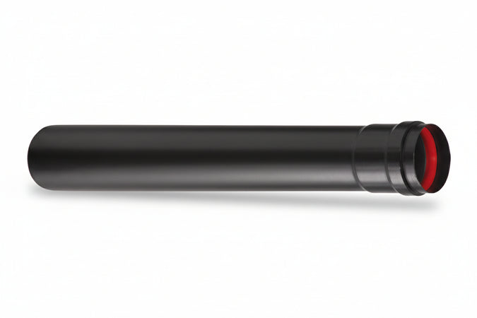 Tubo Per Stufe A Pellet Nero Opaco Ala Pellet Aeternum Ø Mm.80X1000H. Ala