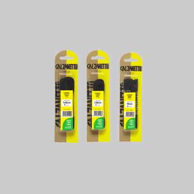 Stringa 'Proplanet' Calzanetto Mod. Tondo, 70 Cm, Col. Nero - Conf. 2 Paia - Deisa Ebano