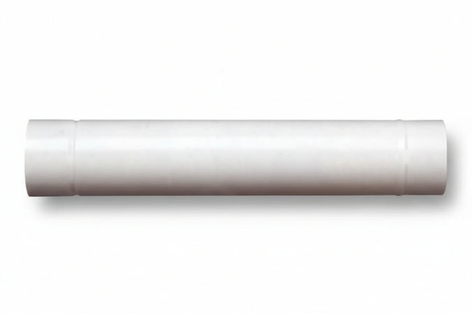 Tubo Porcellanato Per Stufe A Legna Bianco Lucido Ø Cm.10X50 Save