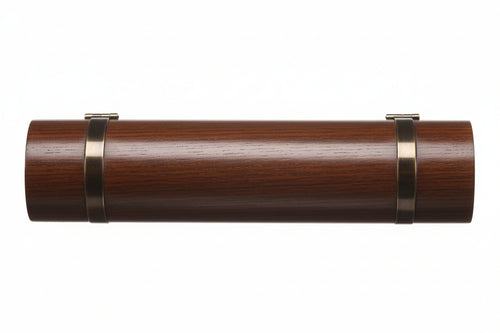 Tubo Porcellanato Per Stufe A Legna Marrone Lucido Ø Cm.12X100 Save
