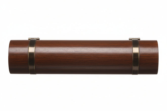Tubo Porcellanato Per Stufe A Legna Marrone Lucido Ø Cm.12X100 Save