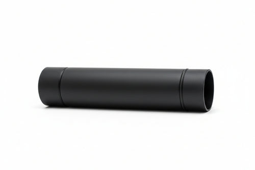 Tubo Porcellanato Per Stufe A Legna Nero Opaco Ø Cm.10X100 Save
