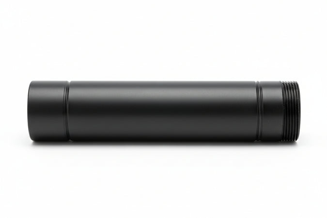 Tubo Porcellanato Per Stufe A Legna Nero Opaco Ø Cm.13X50 Save